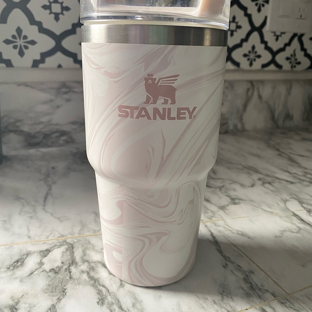 Stanley Pink Marble Tumbler